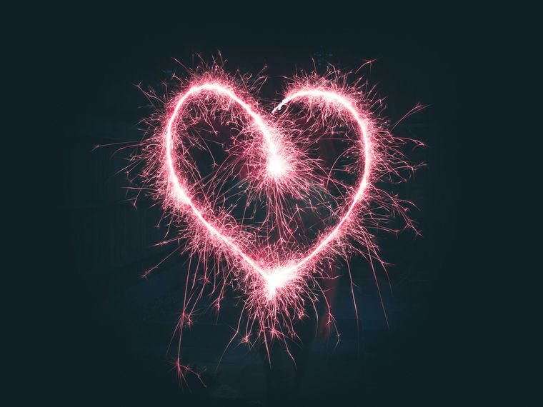 Written in the air with a sparkler. It lasted three seconds and stayed for years.
